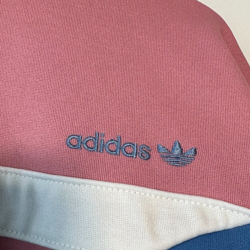 Women's Adidas Vintage 80's Zip-up Track Jacket - Size S - Picture 3 of 6